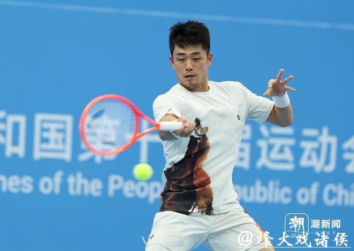 吴易昺2-1商竣程 首进全运会网球男单决赛即夺冠